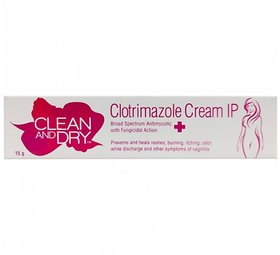 Clean And Dry Clotrimazole Cream, 15gm