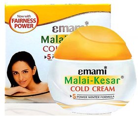 Emami Malai Kesar Cold Cream 60ml - Pack of 4