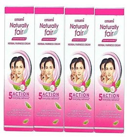 Emami Naturally Fair EVERYDAY RADIANCE Herbal Fairness Cream 25ml (Pack of 4)