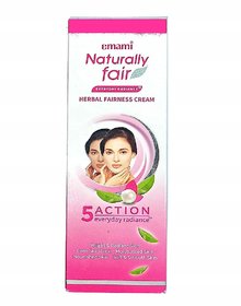 Emami Naturally Fair EVERYDAY RADIANCE Herbal Fairness Cream 25ml (Pack of 5)