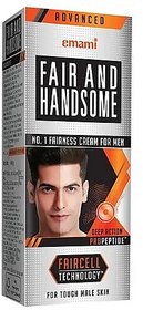 Emami FAIR AND HANDSOME Fairness Cream - Fair  Handsome, For Men, 30 g - Pack Of 3