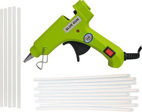 BANDOOK NEON 20W 20WATT WITH 15 TRANSPARENT STICKS Standard Temperature Corded Glue Gun (7 mm)