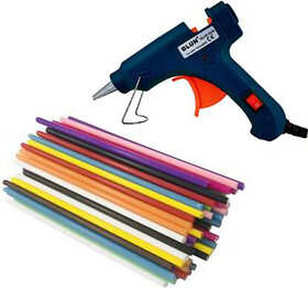 BANDOOK BLACK 20W 20WATT WITH 25 FLUORESCENT STICKS Standard Temperature Corded Glue Gun (7 mm)