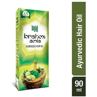 Herbal Bajaj 90 ml Brahmi Amla Hair Oil, Liquid Herbal Bajaj 90 ml Brahmi Amla Hair Oil, Liquid
