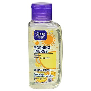 Clean Clear Morning Energy Lemon Fresh Face Wash 50 ml Clean Clear Morning Energy Lemon Fresh Face Wash 50 ml