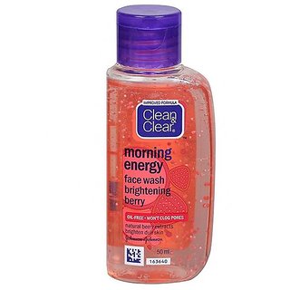                       Clean  Clear Morning Energy Brightening Berry Face Wash 50 ml                                              