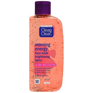Clean Clear Morning Energy Berry Face Wash, 100ml - Pack Of 2 Clean Clear Morning Energy Berry Face Wash, 100ml - Pack Of 2