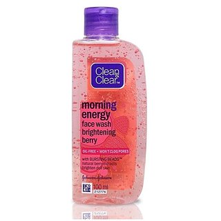                       Clean and Clear Morning Energy Brightening Berry Face Wash(100 ml)                                              