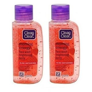 Clean Clear Morning Energy Facewash Brightening Berry - 100ml (Pack of 2) Clean Clear Morning Energy Facewash Brightening Berry - 100ml (Pack of 2)