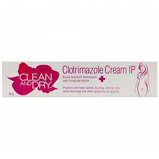                       Clean And Dry Clotrimazole Cream, 15gm                                              