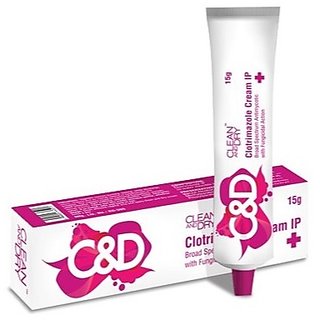                       Clean And Dry Clotrimazole Intimate IP Cream 15gm                                              