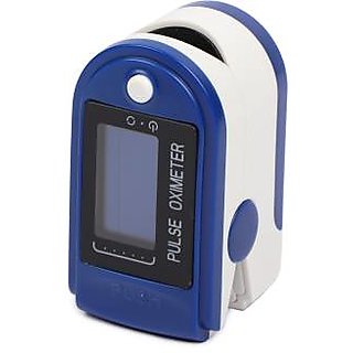 Digital Finger Pulse Oximeter With Pulse and Heart Rate Monitor (Without 2 AAA Batteries)