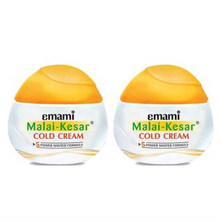                       Emami Malai Kesar Cold Cream 60ml - Pack of 2                                              