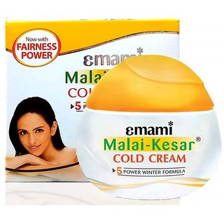                       Emami Malai Kesar Cold Cream 60ml - Pack of 3                                              