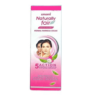                       Emami Naturally Fair EVERYDAY RADIANCE Herbal Fairness Cream 25ml                                              
