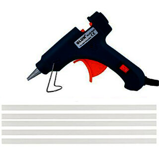                       bandook Glue Sticks Hot Melt Glue Gun black Color Standard Temperature Corded Glue Gun (7 mm)                                              