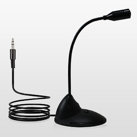 BigPassport Microphone With 3.5MM Connector Pin For Computer, Laptop  Mac(Black)(Model NoPro-Sound C200 3.5MM)