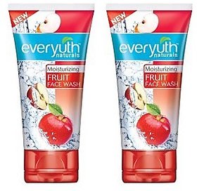 Everyuth Naturals Moisturizing Fruit Face Wash, 50G (Pack Of 2)