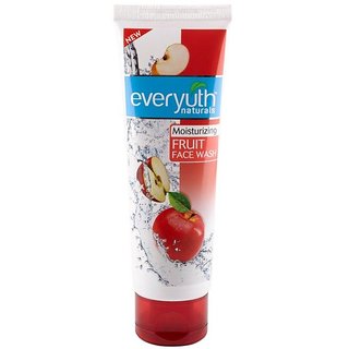 Everyuth Naturals Moisturizing Fruit Face Wash with Apple Extracts (50 g)