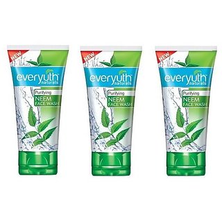 Everyuth Naturals Purifying NEEM Face Wash 50g x 3 Face Wash Everyuth Naturals Purifying NEEM Face Wash 50g x 3 Face Wash