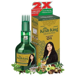                       Kesh King Scalp and Hair Oil (300ml - Pack of 2)                                              