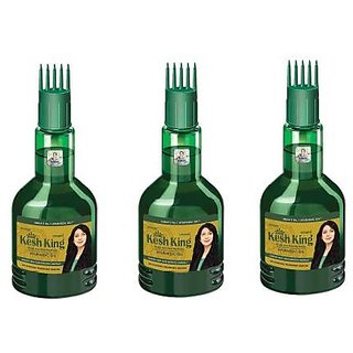                       Kesh King Scalp and Hair Oilpack3 Hair Oil  (100 ml)                                              