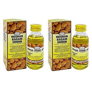 Roghan Badam Shirin Sweet Almond Oil (100ml) - Pack of 2