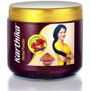 Karthika Herbal Powder Shikakai  Hibiscus, 180g