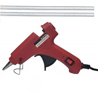                       bandook 20W With 02 Glue Sticks Hot Melt Glue Gun Maroon Red Color                                              