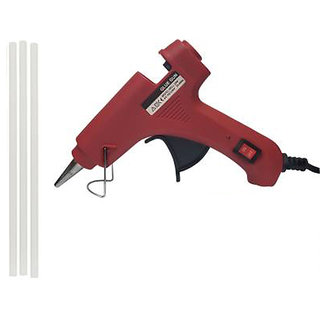                       bandook 20 Watt With 03 Glue Sticks Hot Melt Glue Gun Red Color                                              