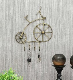 Kaptown kreations Cycle Design Hook Key Holder -Iron - Key Chain Hanging- Showpiece for Home Decor,Wall Decor