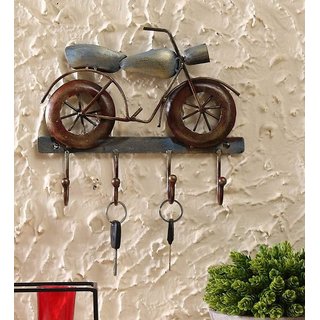 KAPTOWN KREATIONS Brown Iron Bike Hook Wall Decor, Home Dcor/Office Decor/Best Decorative Product