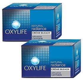 Oxylife Bleach Oxygen Power With Skin Radiance Serum, 27G(Pack Of 2)