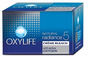 Oxylife Natural Radiance 5 Creme Bleach- With Active Oxygen-9 g (Pack Of 1)