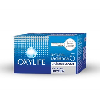 Oxylife Natural Radiance 5 Creme Bleach- With Active Oxygen-27 g Oxylife Natural Radiance 5 Creme Bleach- With Active Oxygen-27 g