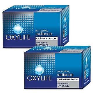 Oxylife Bleach Oxygen Power With Skin Radiance Serum, 27G(Pack Of 2)