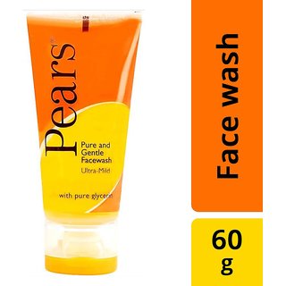                       Pears Ultra Mild Facewash Pure  Gentle  - 60gm                                              