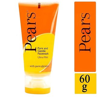 Pears Pure Gentle Ultra Mild Facewash (60gm) Pears Pure Gentle Ultra Mild Facewash (60gm)