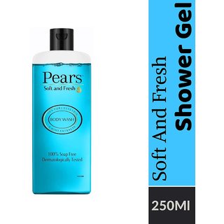                       Pears Shower Gel - Soft  Fresh Body Wash 250ml Bottle                                              