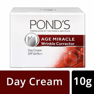 POND'S Age Miracle Wrinkle Corrector SPF 18 PA++ Day Cream 10 g POND'S Age Miracle Wrinkle Corrector SPF 18 PA++ Day Cream 10 g