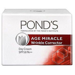 Ponds Age Miracle Wrinkle Corrector SPF 18 PA++ Day Cream (10 G) Ponds Age Miracle Wrinkle Corrector SPF 18 PA++ Day Cream (10 G)