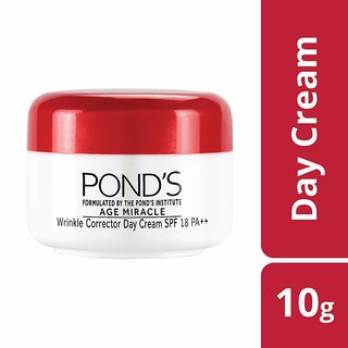                       Pond's Age Miracle Wrinkle Corrector Day Cream SPF 18 PA++, 10g                                              