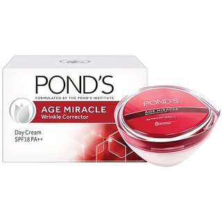                       Ponds Age Miracle Wrinkle Corrector Day Cream SPF 18 Pa++ (35g)                                              