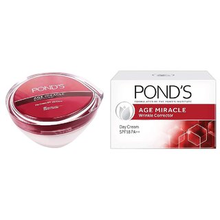                       POND'S Age Miracle Wrinkle Corrector SPF 18 PA++ Day Cream 35g - Pack Of 3                                              