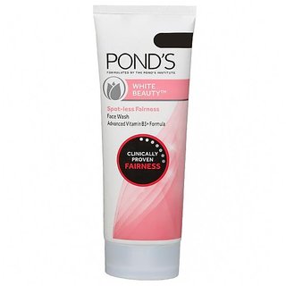 Ponds White Beauty Spot Less Fairness Face Wash 100g - Pack Of 3 Ponds White Beauty Spot Less Fairness Face Wash 100g - Pack Of 3