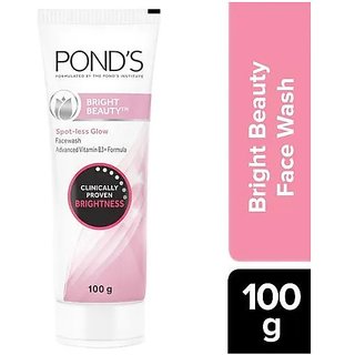                       Ponds White Beauty Spot-less Fairness  Germ Removal Face Wash, 100 g                                              