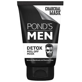 Ponds Men Activated Charcoal Detox Peel Off Mask, 75 g - Pack Of 1