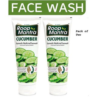 Roop Mantra Cucumber Face Wash 50 ml 2PC Roop Mantra Cucumber Face Wash 50 ml 2PC