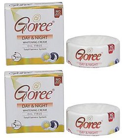 Goree whitening day Night Cream 30 gm Pack of 2