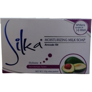                       Silka Avocado Moisturizing Milk Soap 135 gm                                              